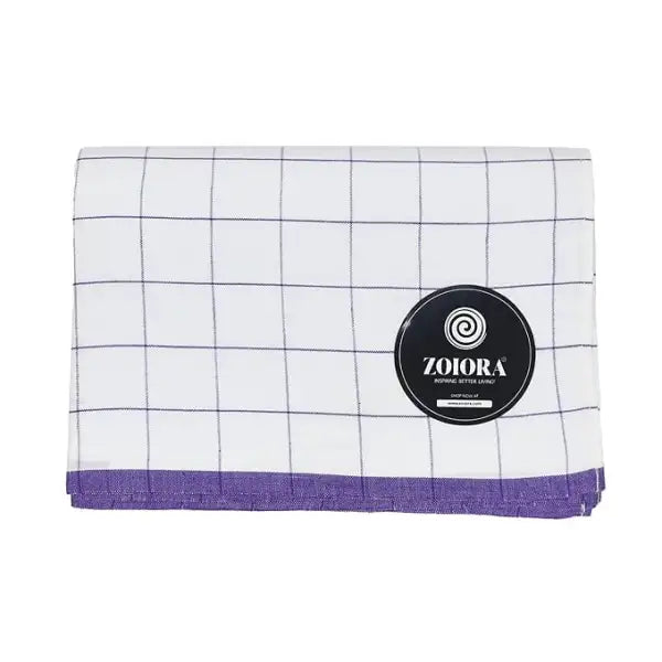 Zoiora Premium 100% Cotton Orchid Check Lungi for Men