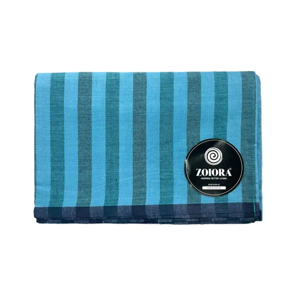 Zoiora Premium Multicolour Cotton Stripe Lungi For Men
