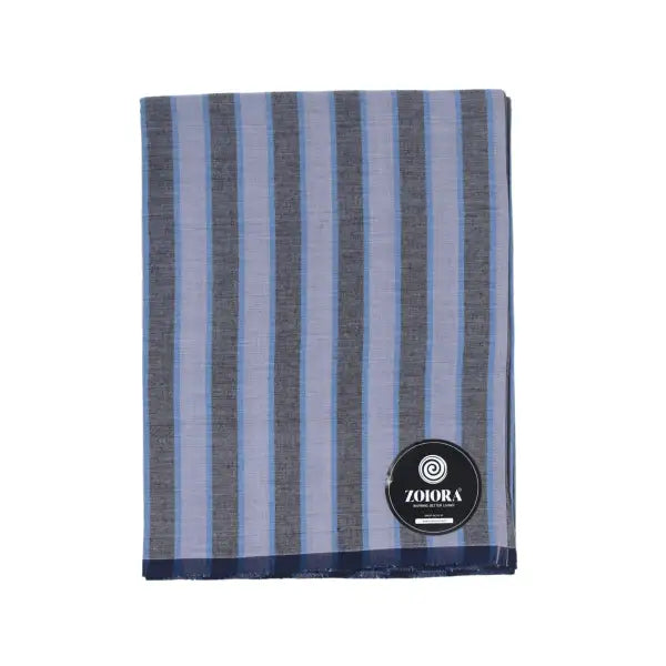 Zoiora Premium Multicolour 100% Pure Cotton Stripe Lungi For Men