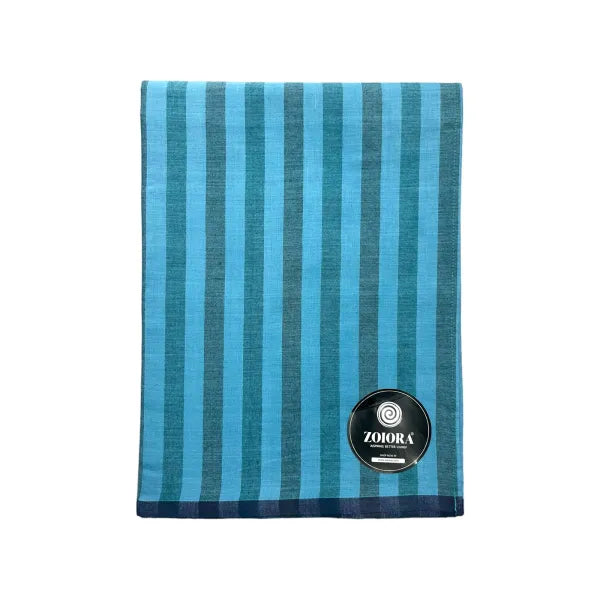 Zoiora Premium Multicolour Cotton Stripe Lungi For Men