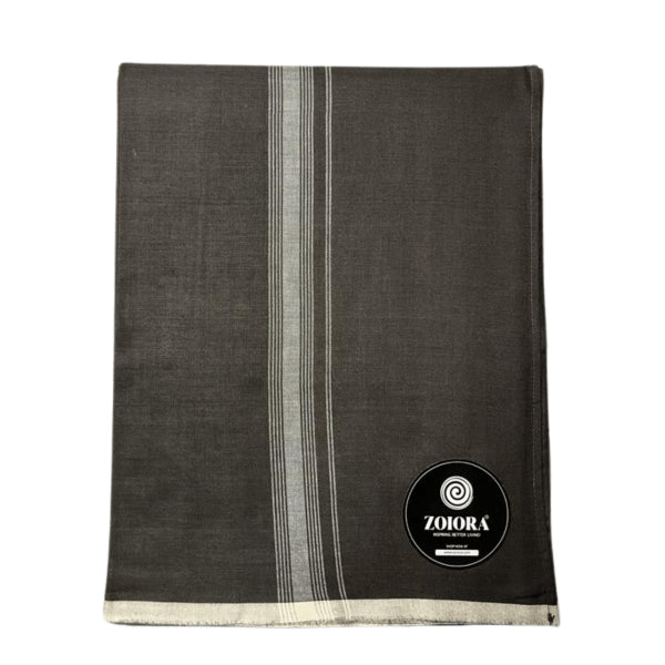 Zoiora Premium Chambray Pure Cotton Lungi For Men