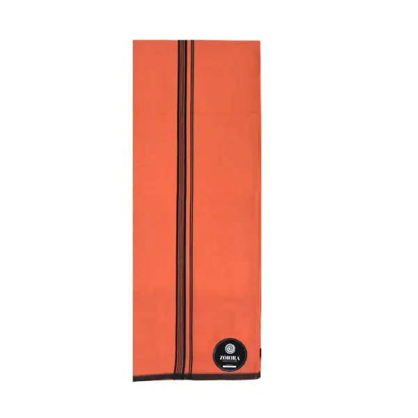 Zoiora Premium Cotton Kavi Lungi for Men