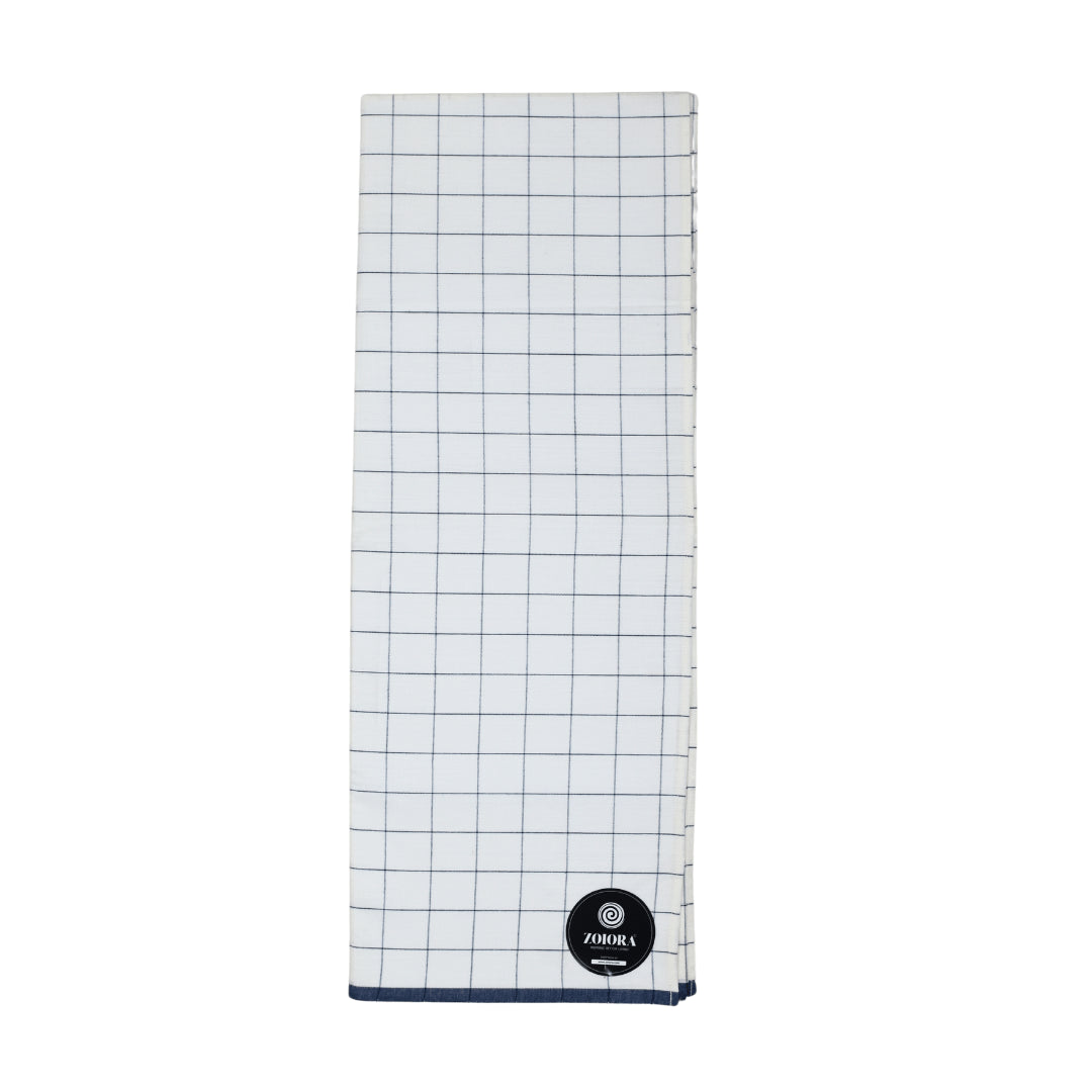Zoiora Premium 100% Cotton Blue Lungi for Men