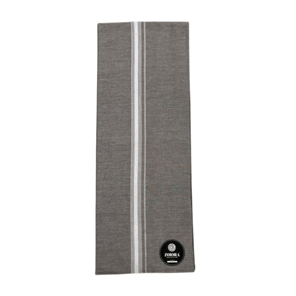 Zoiora Premium Pure Cotton Grey Lungi For Men