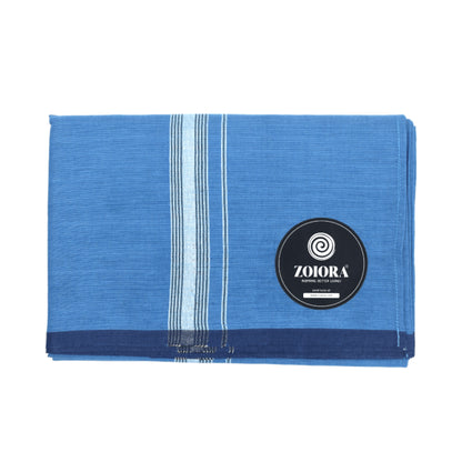 Zoiora Pure Cotton Woven Lungi For Men