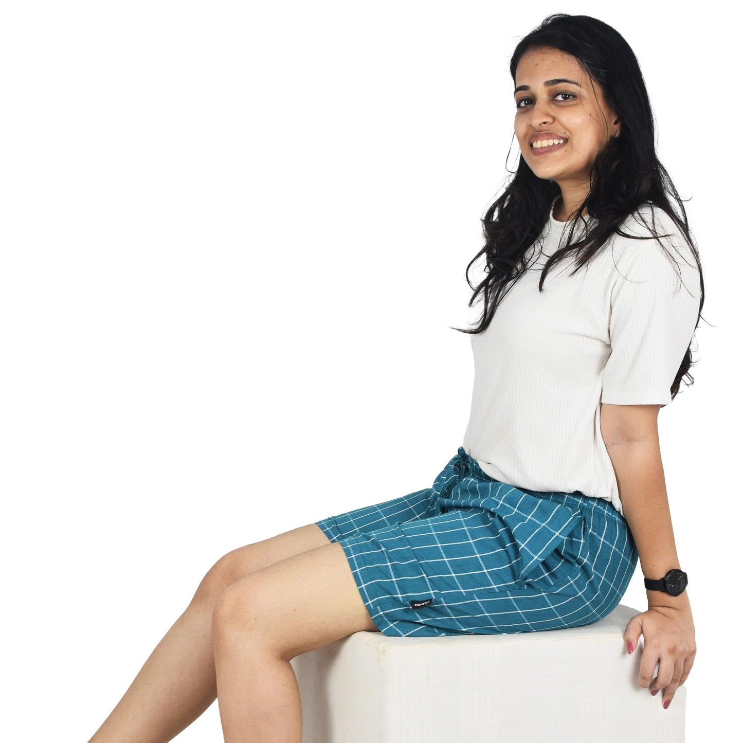 Zoiora 100% Pure Cotton Shorts for Women